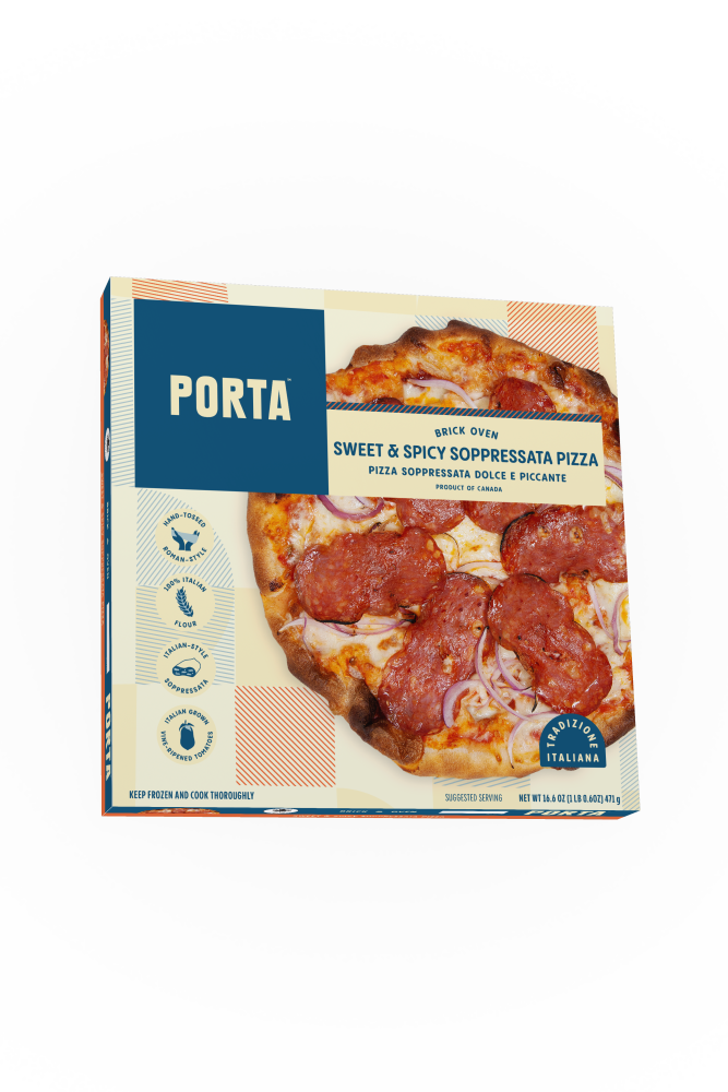 Porta™ Sweet & Spicy Soppressata Brick Oven Frozen Pizza