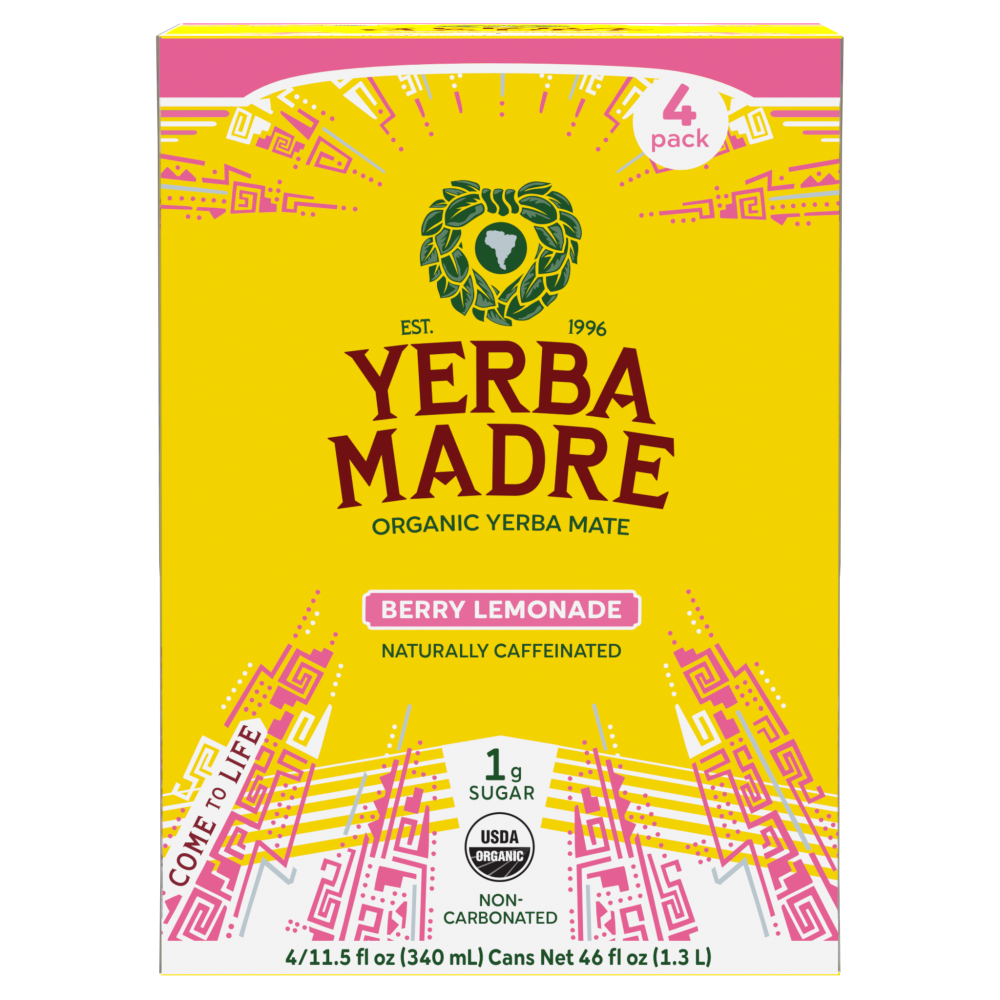 Yerba Madre Organic Berry Lemonade