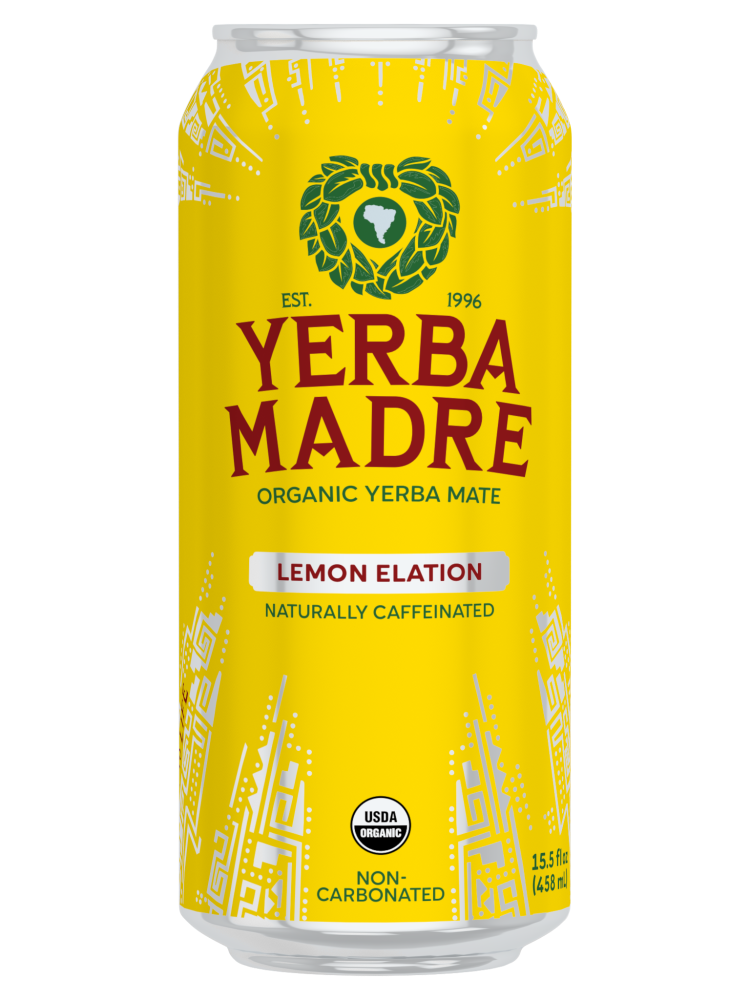 Yerba Madre Lemon Elation Yerba Mate Energy Drink Can