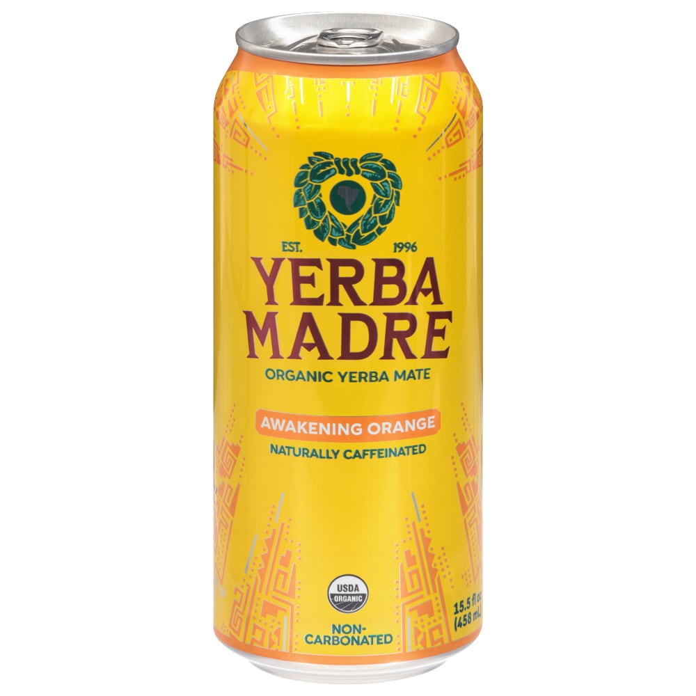 Yerba Madre Organic Yerba Mate Awakening Orange Energy Drink