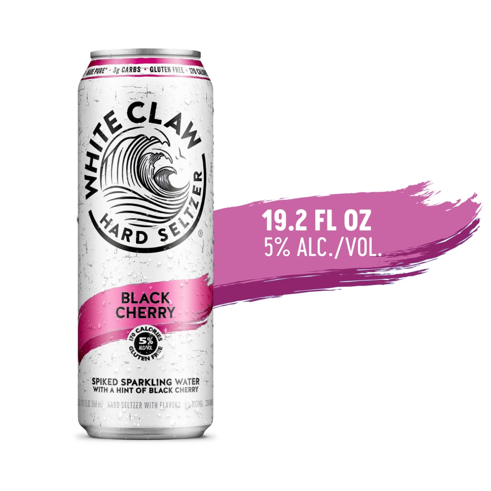 White Claw Black Cherry Hard Seltzer