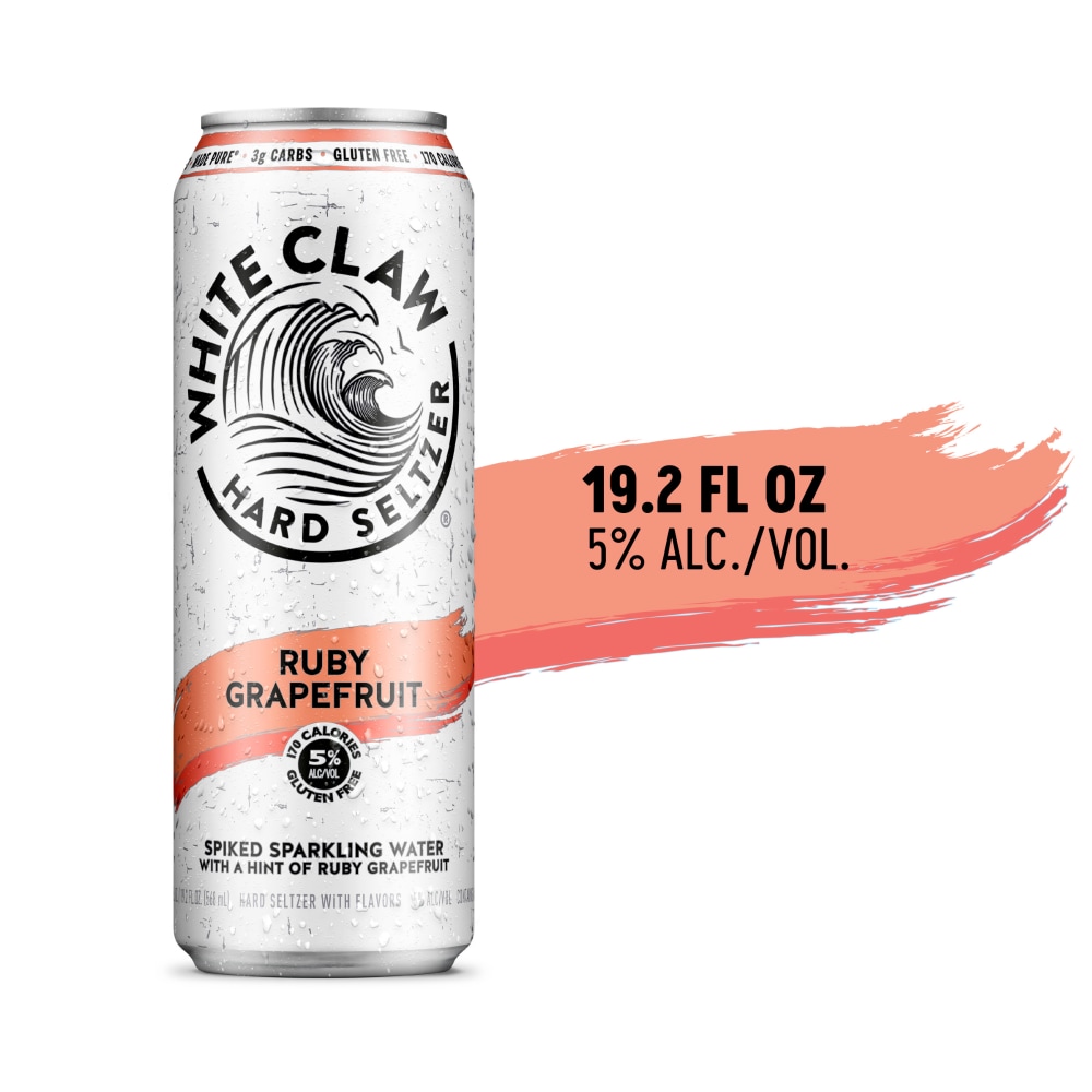 White Claw Ruby Grapefruit Hard Seltzer