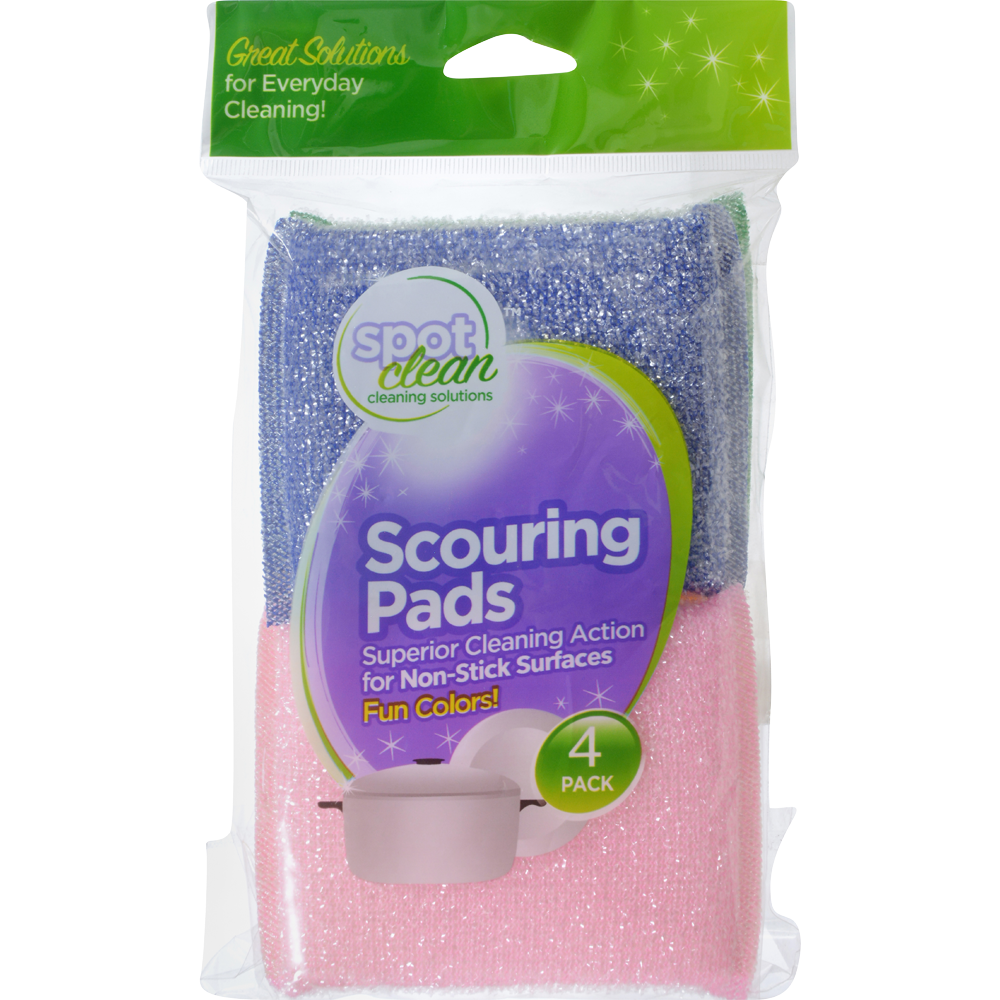 Spot Clean Multi-Color Scouring Pads