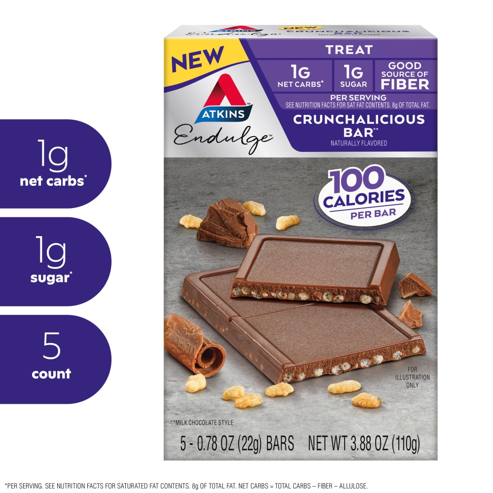 Atkins Endulge Treat – Low Sugar – Crunchalicious Bar