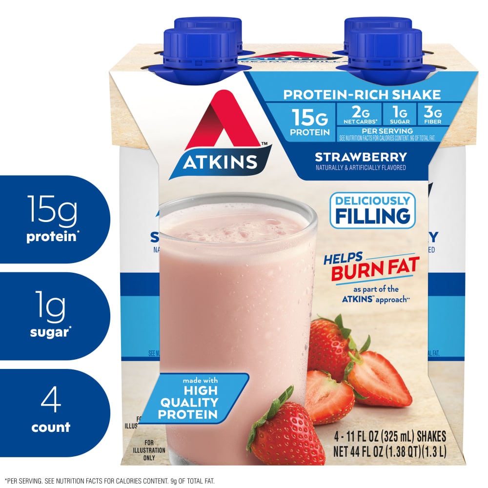 Atkins Strawberry Protein Shake