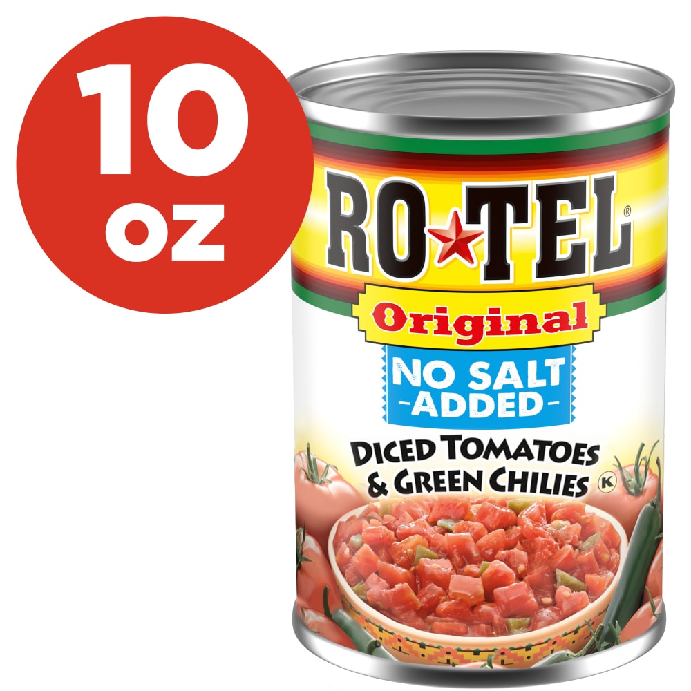 ROTEL Original No Salt Added Diced Tomatoes and Green Chilies