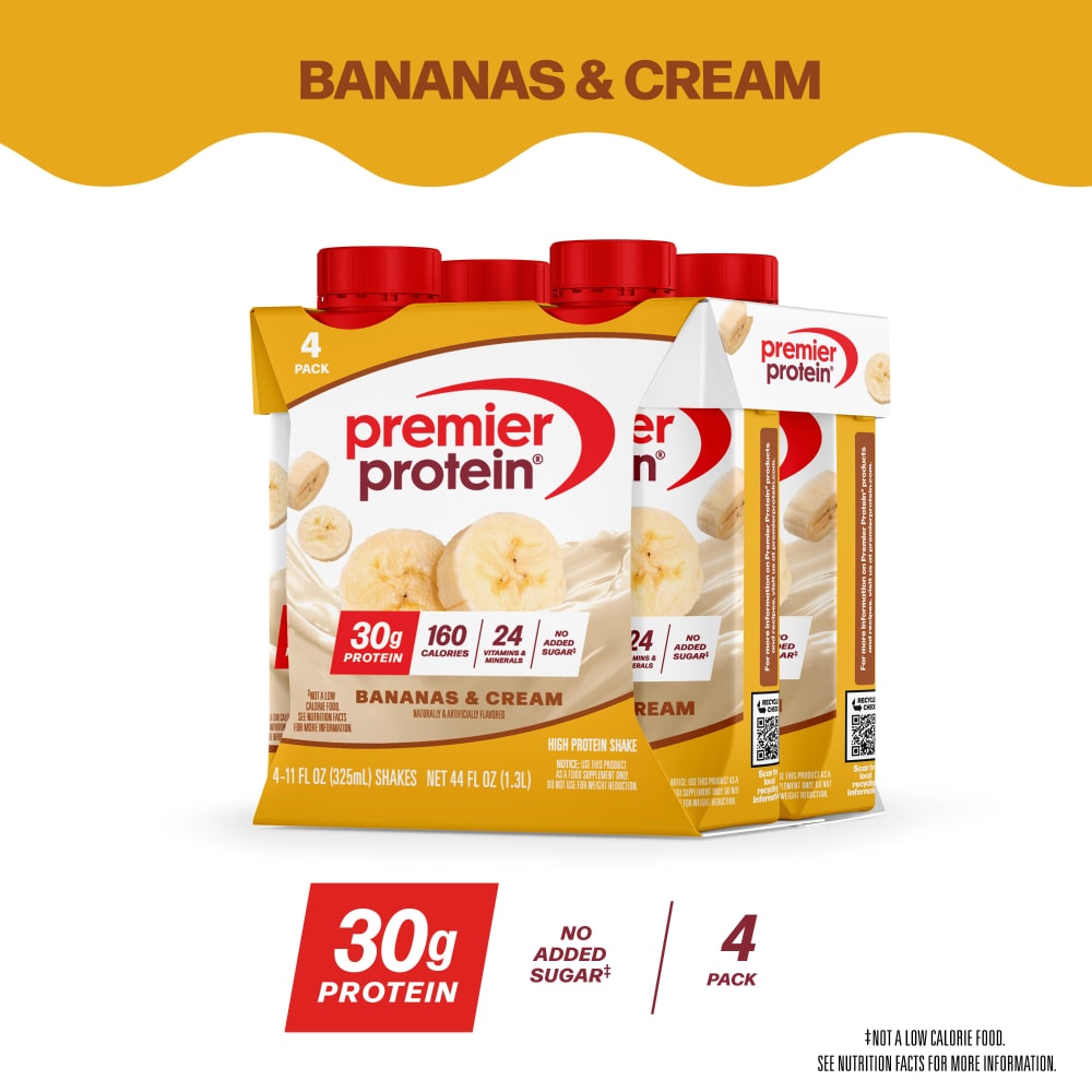 Premier Protein 30g Bananas & Cream Protein Shake