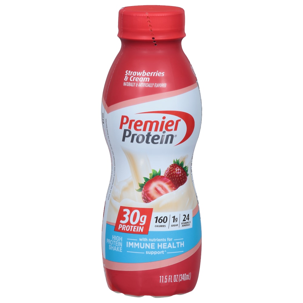 Premier Protein® Strawberries & Cream High Protein Shake Bottle