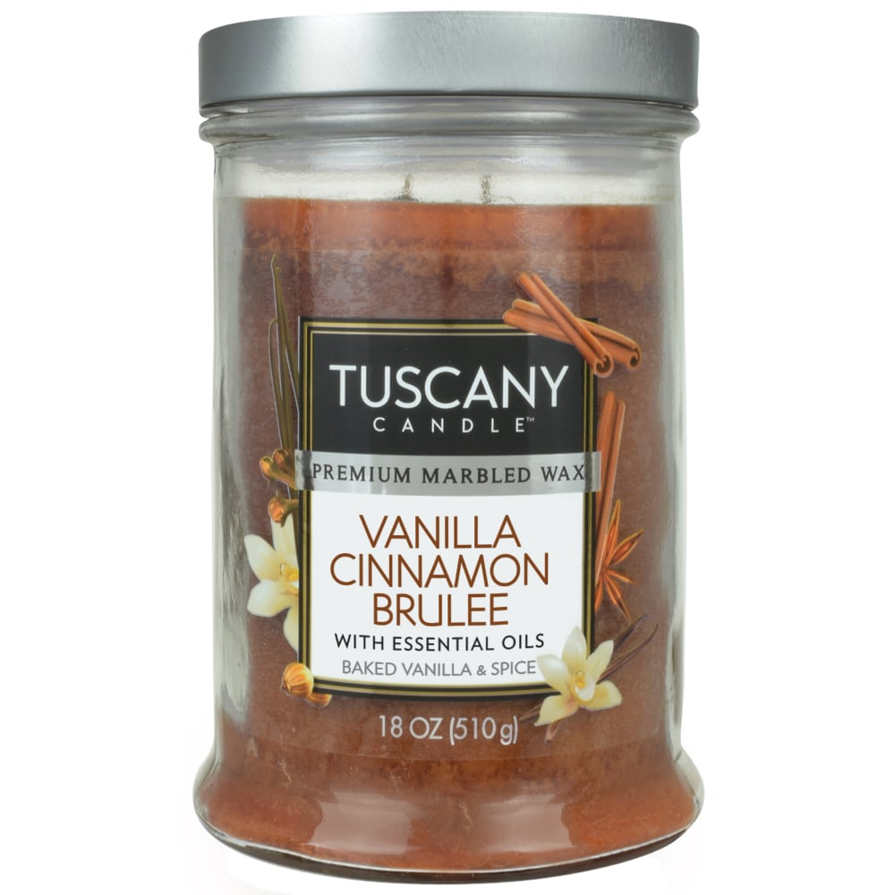 Tuscany Candle™ Vanilla Cinnamon Brulee Jar Candle