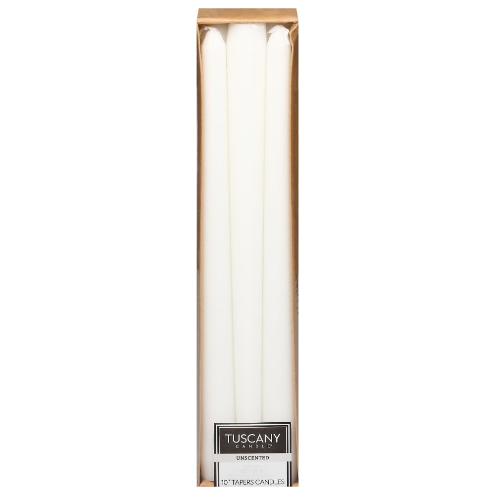 Tuscany Candle® Taper Candles – White