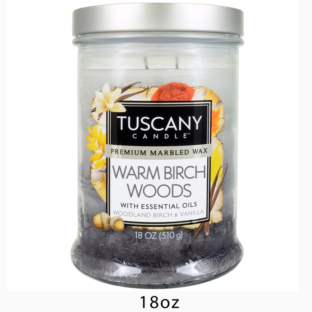 Tuscany Candle™ Warm Birch Woods Scent Jar Candle