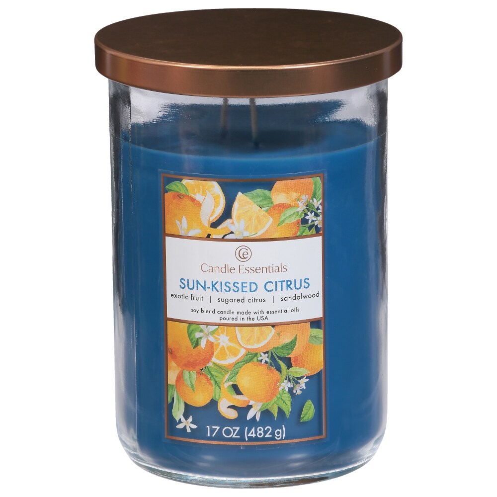 Candle Essentials Scented Jar Candle Sun-Kissed Citrus
