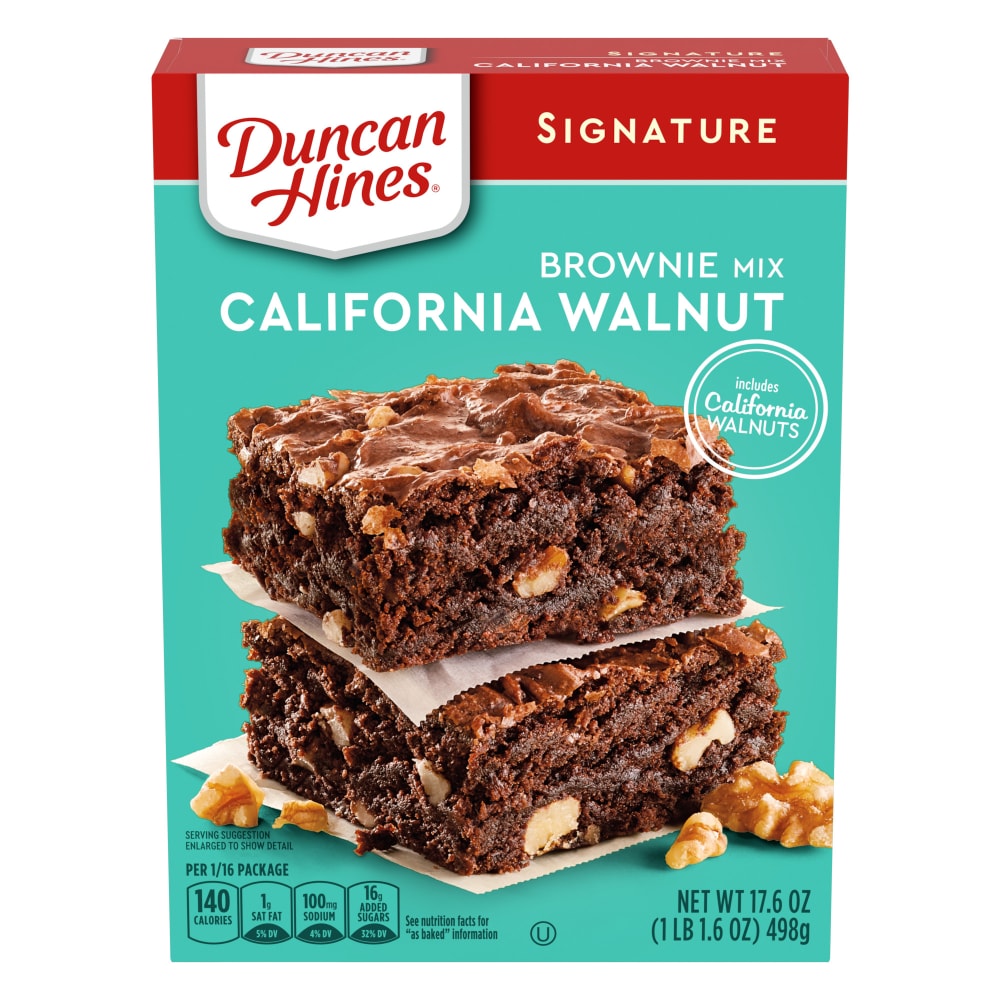 Duncan Hines Signature California Walnut Brownie Mix