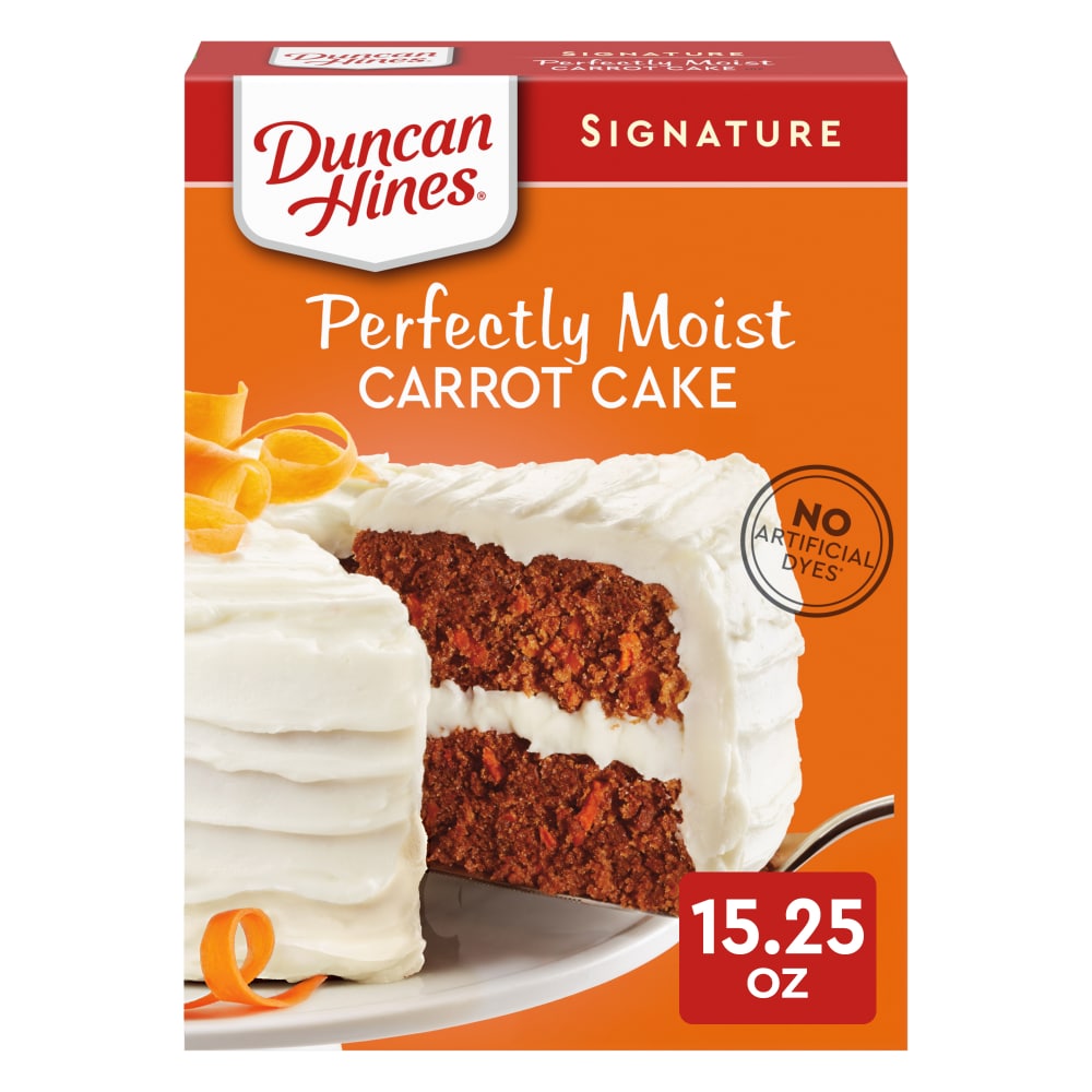 Duncan Hines Signature Perfectly Moist Carrot Cake Mix