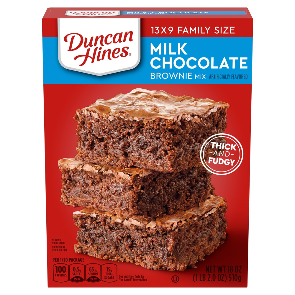 Duncan Hines Milk Chocolate Brownie Mix
