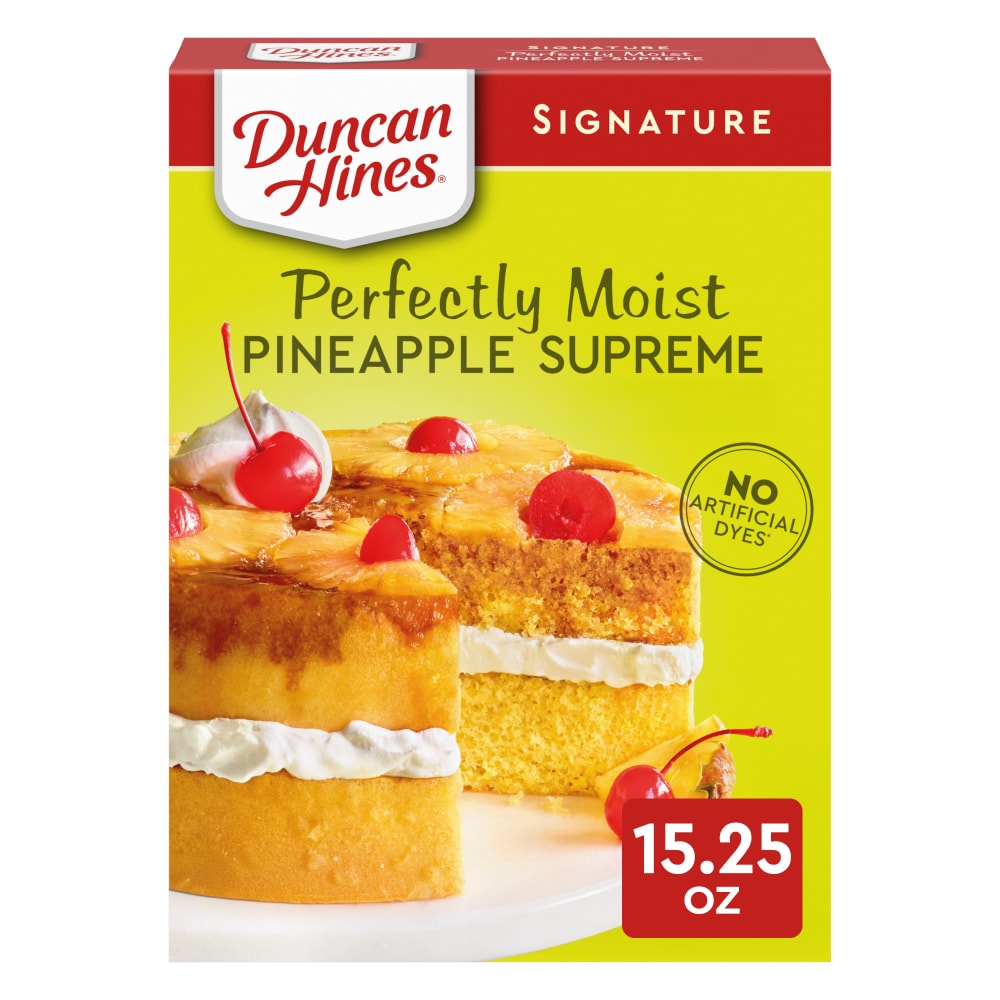 Duncan Hines Signature Perfectly Moist Pineapple Supreme Cake Mix