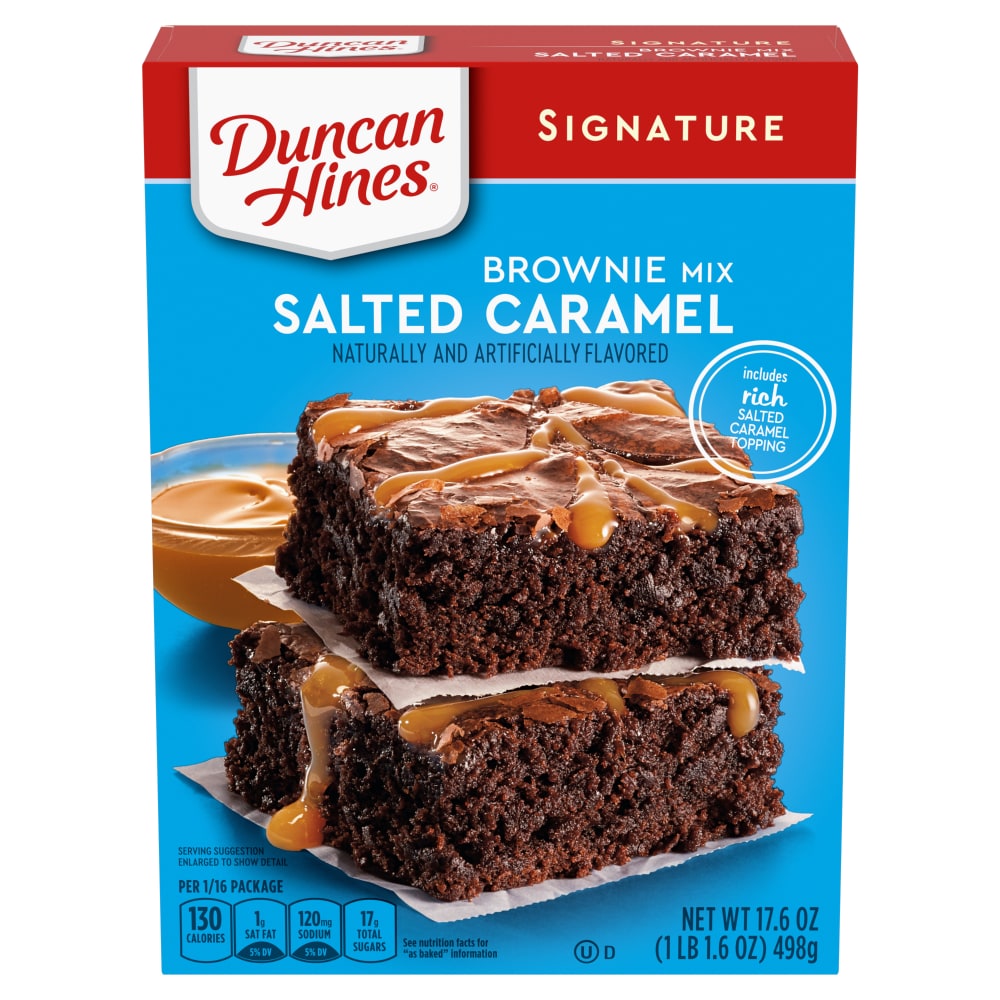 Duncan Hines Signature Salted Caramel Brownie Mix