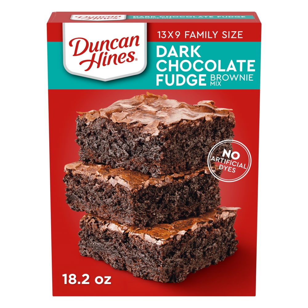 Duncan Hines Family Size Dark Chocolate Fudge Brownie Mix