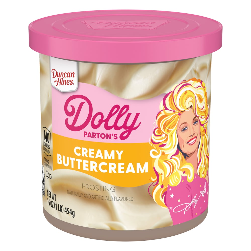 Duncan Hines Dolly Parton’s Favorite Creamy Buttercream Flavored Cake Frosting