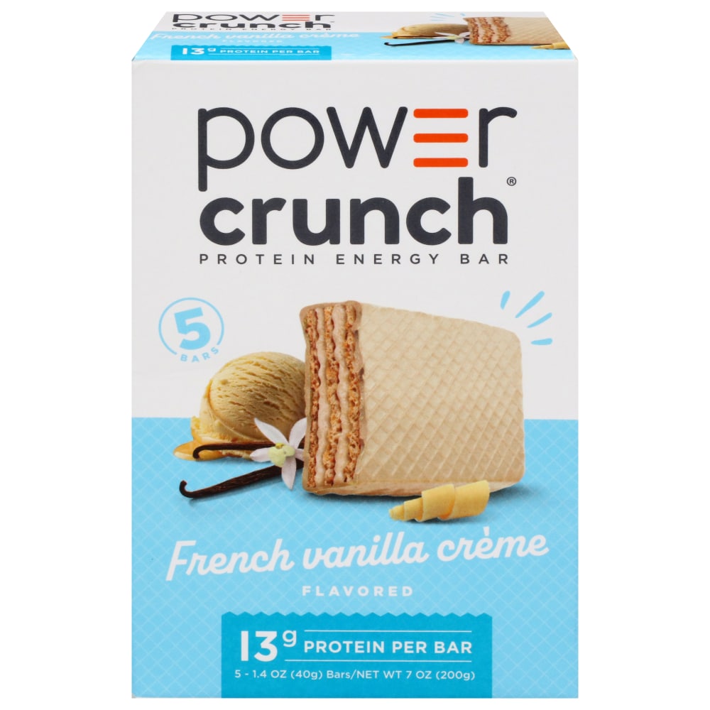 Power Crunch French Vanilla Creme Protein Energy Bars