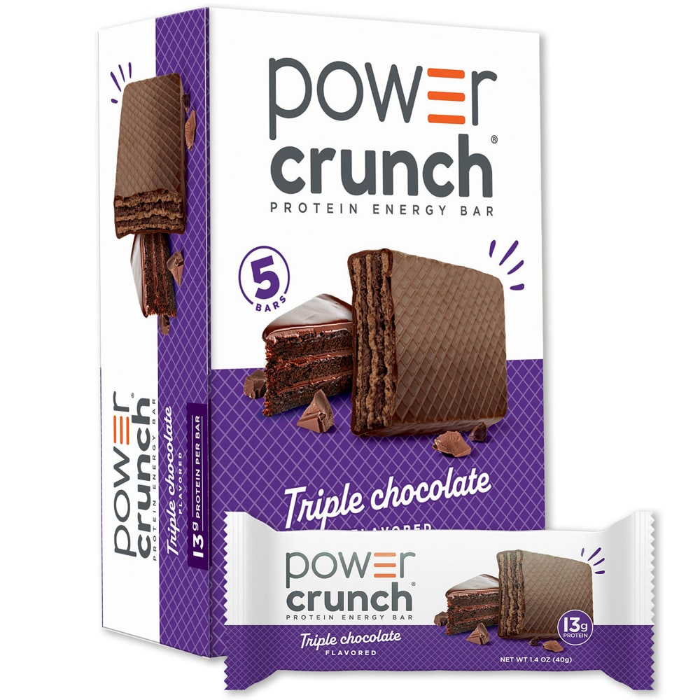 Power Crunch Protein Energy Bars, Triple Chocolate Carton