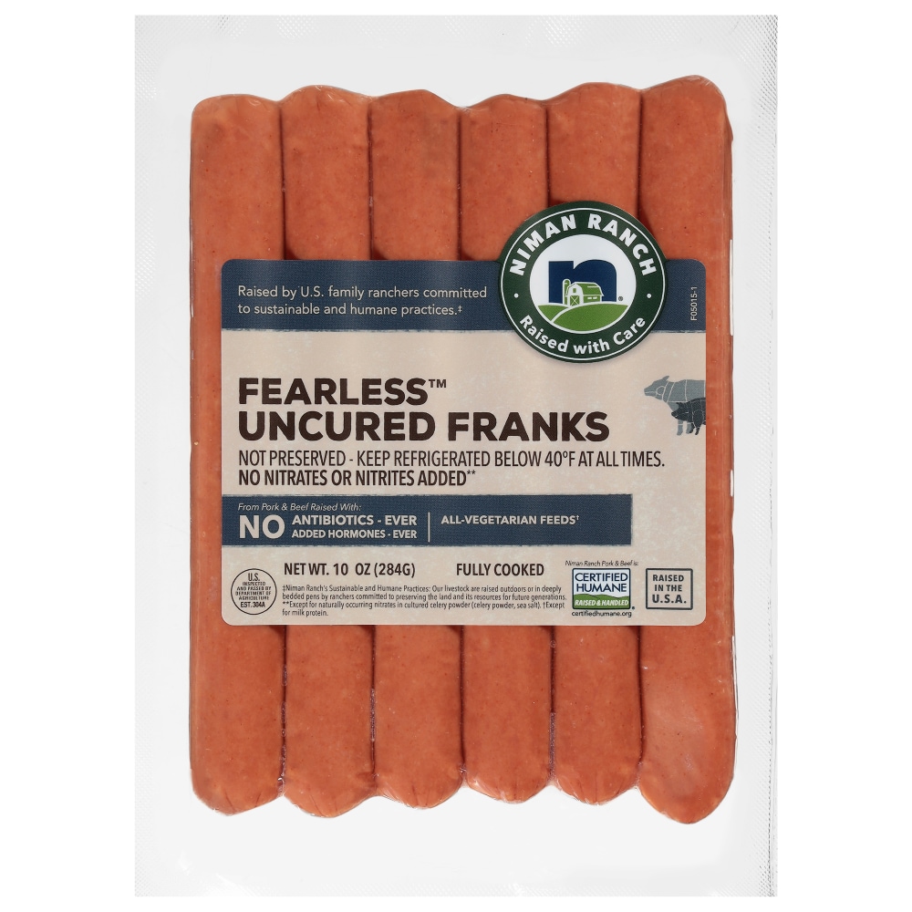 Niman Ranch, Fearless, Uncured Franks