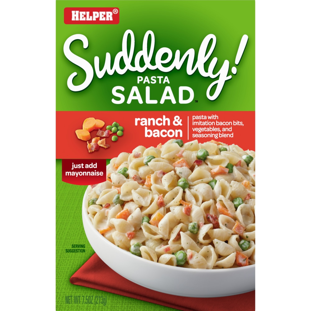 Suddenly Pasta Salad Ranch & Bacon, 7.5 Ounces