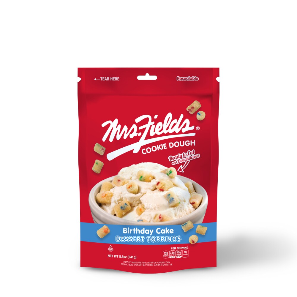 Mrs. Fields® Cookie Dough Birthday Cake Dessert Toppings
