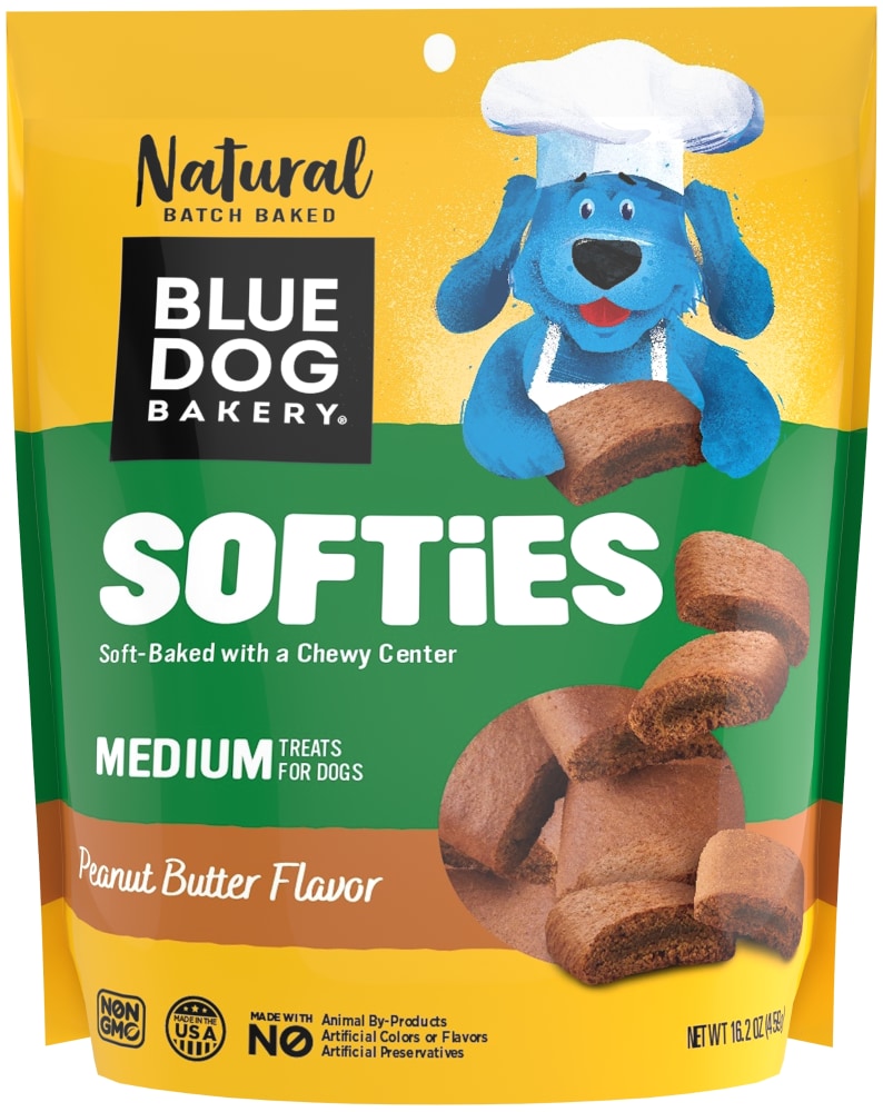 Blue Dog Bakery® Softies Peanut Butter Flavor Medium Dog Treats