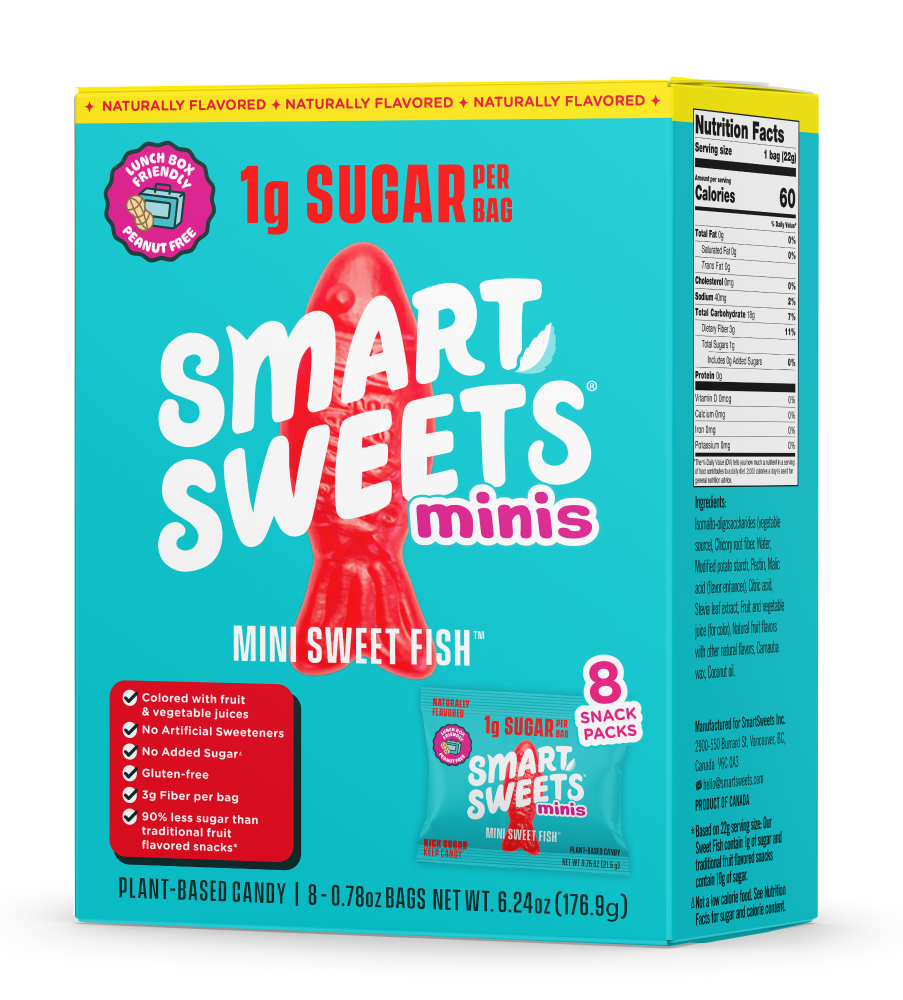 Smart Sweets® Mini Sweet Fish™ Candy Pouches