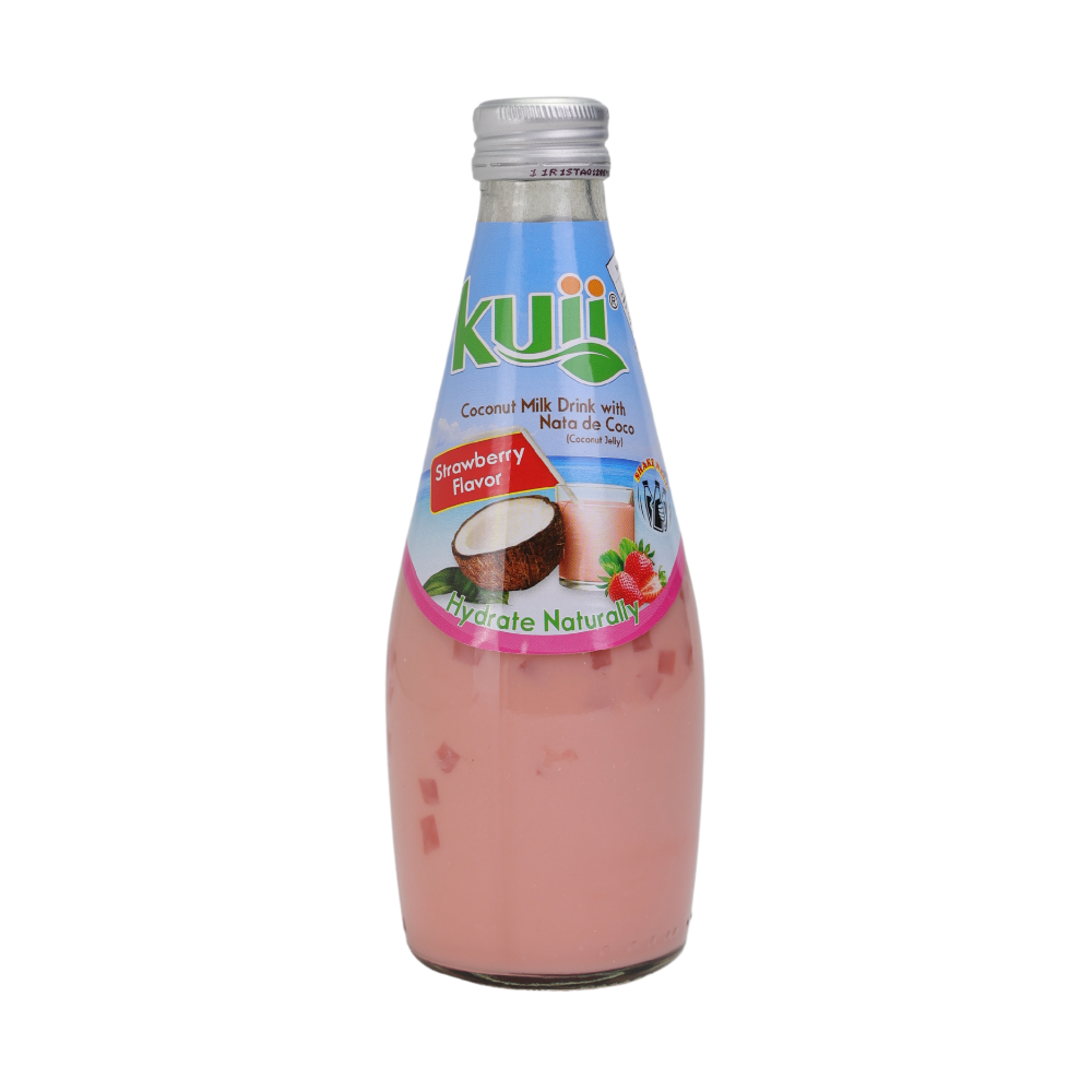 KUII® Strawberry Coconut Milk Drink with Nata de Coco