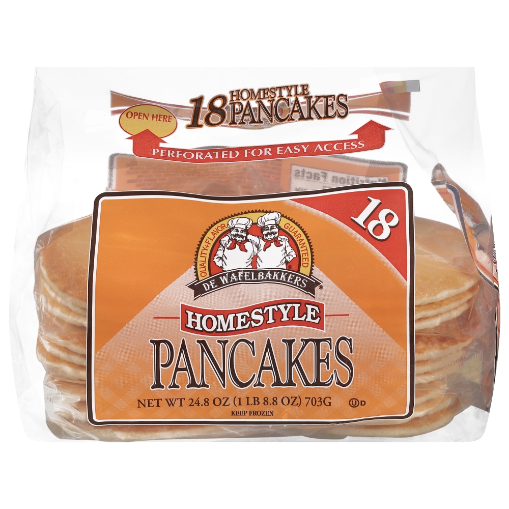 De Wafelbakkers® Homestyle Frozen Pancakes