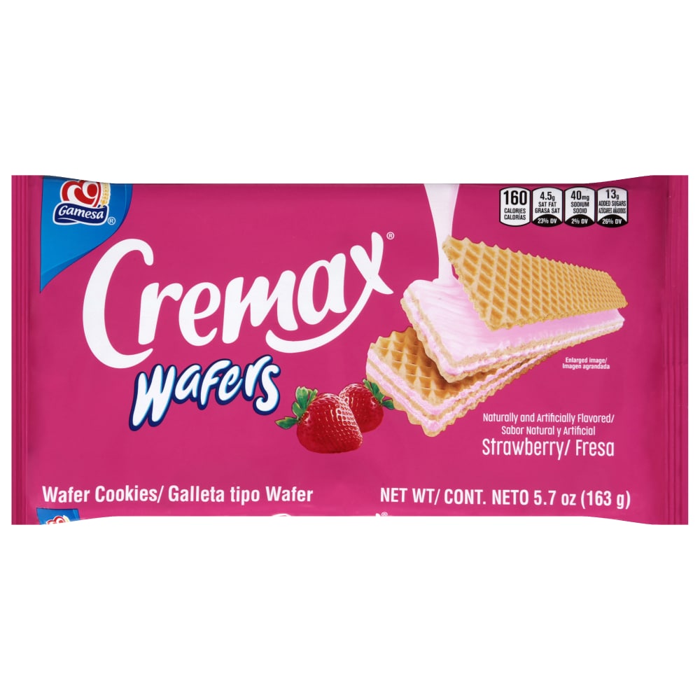 Gamesa® Cremax® Strawberry Wafer Cookies