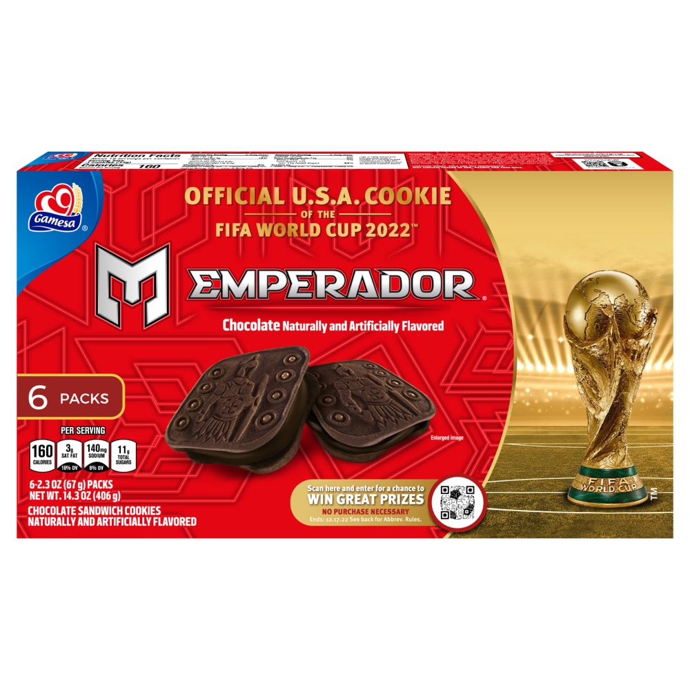 Gamesa® Emperador Chocolate Sandwich Cookies