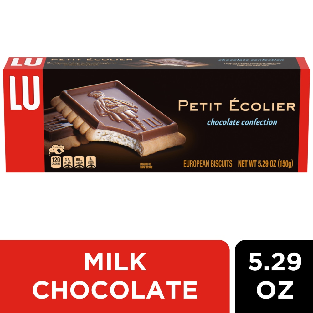 Lu Petit Ecolier European Milk Chocolate Biscuit Cookies