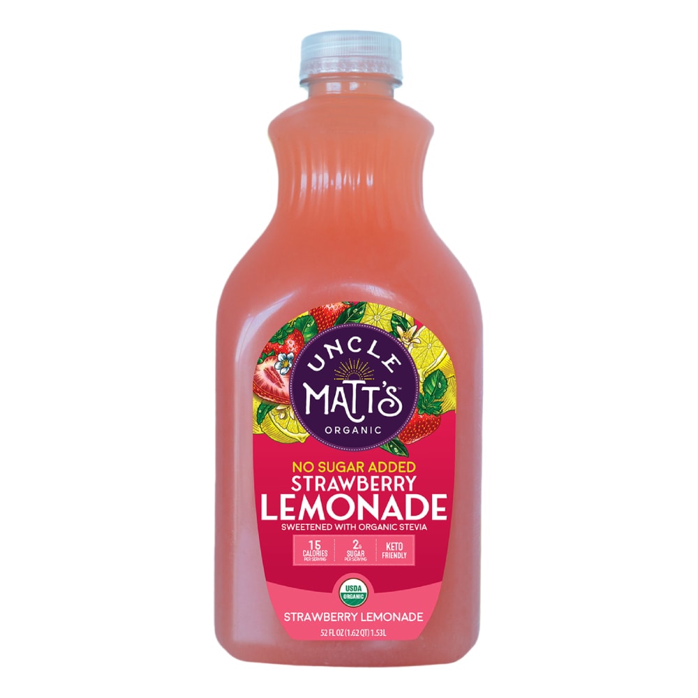 Uncle Matt’s™ Organic Strawberry Lemonade No Sugar Added