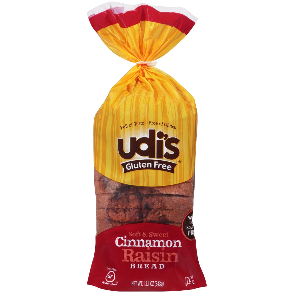 Udi’s Gluten Free Cinnamon Raisin Bread