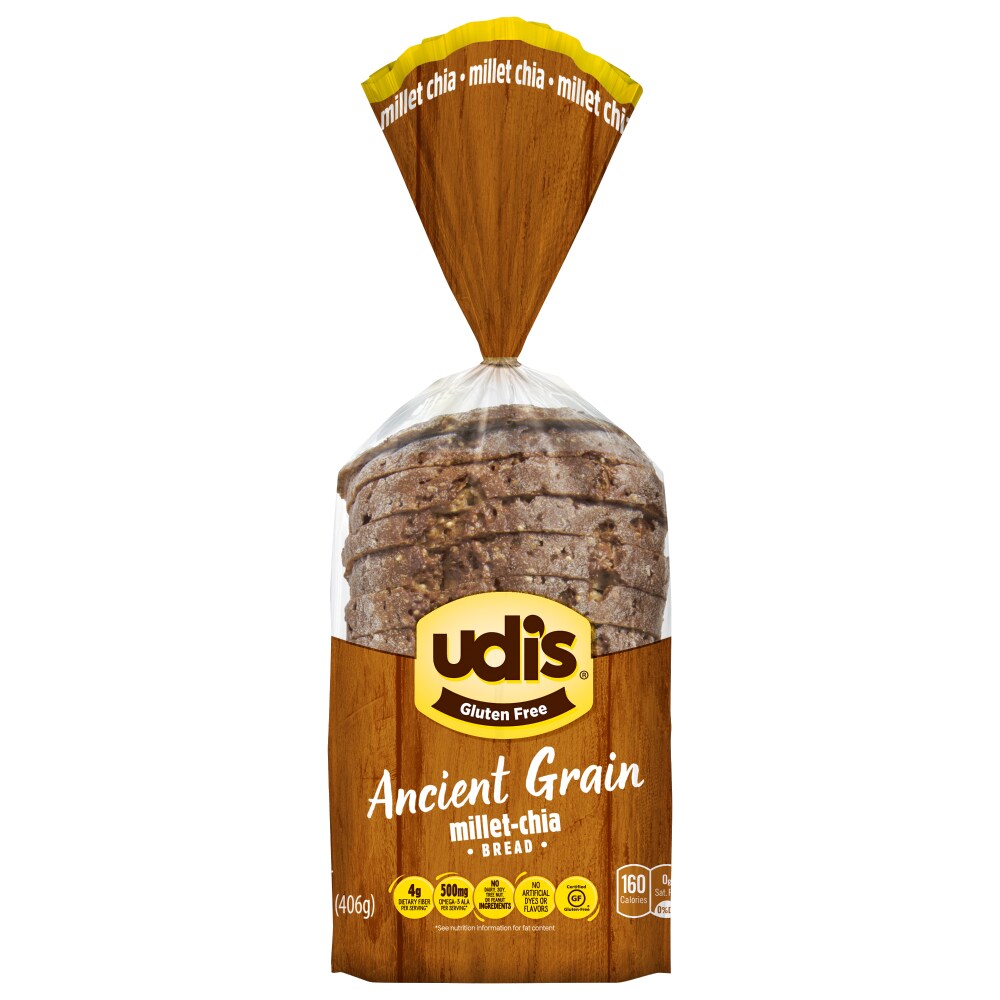 Udi’s Gluten Free Ancient Grain Millet-Chia Bread