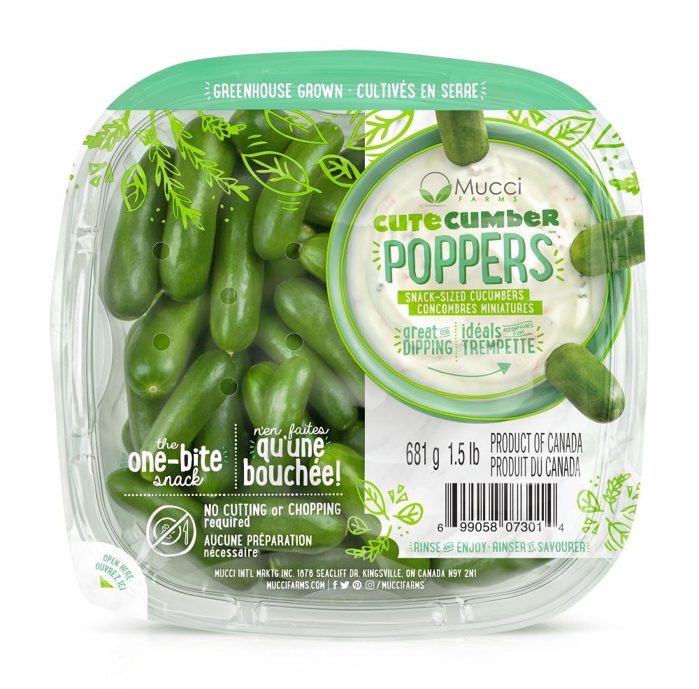 Mucci Farms Cute Cucumber Poppers