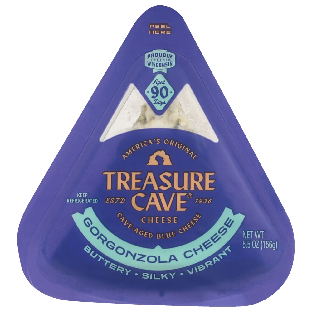 Treasure Cave® Gorgonzola Cheese Wedge