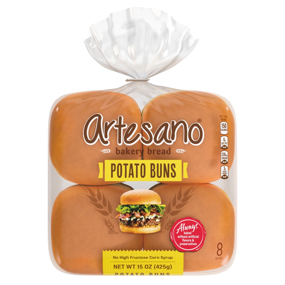 Artesano® Potato Hamburger Buns