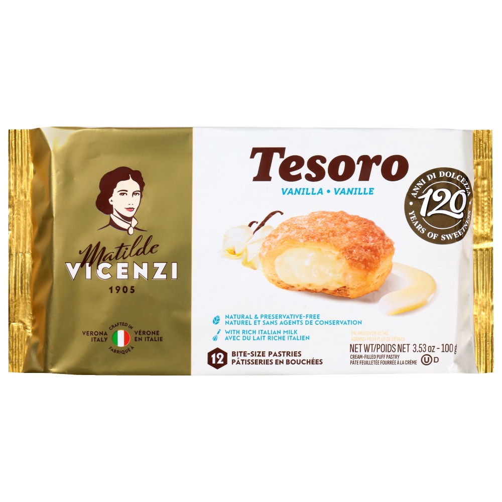 Tesoro Vanilla Puff Pastry Cookies