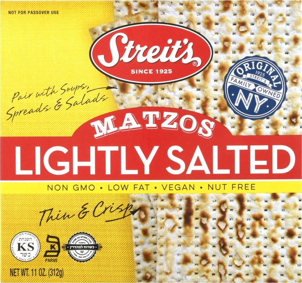 Streit’s Lightly Salted Matzos