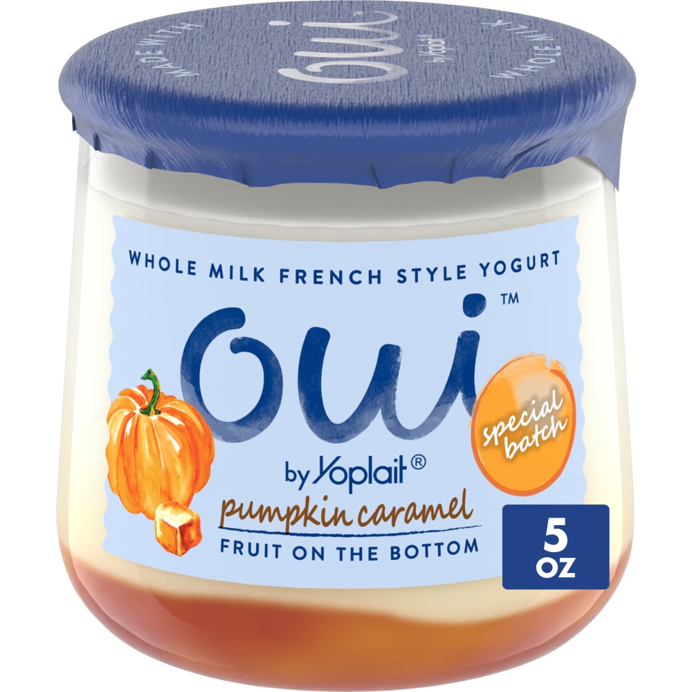 Oui™ by Yoplait™ Pumpkin Caramel Whole Milk French Style Yogurt Jar