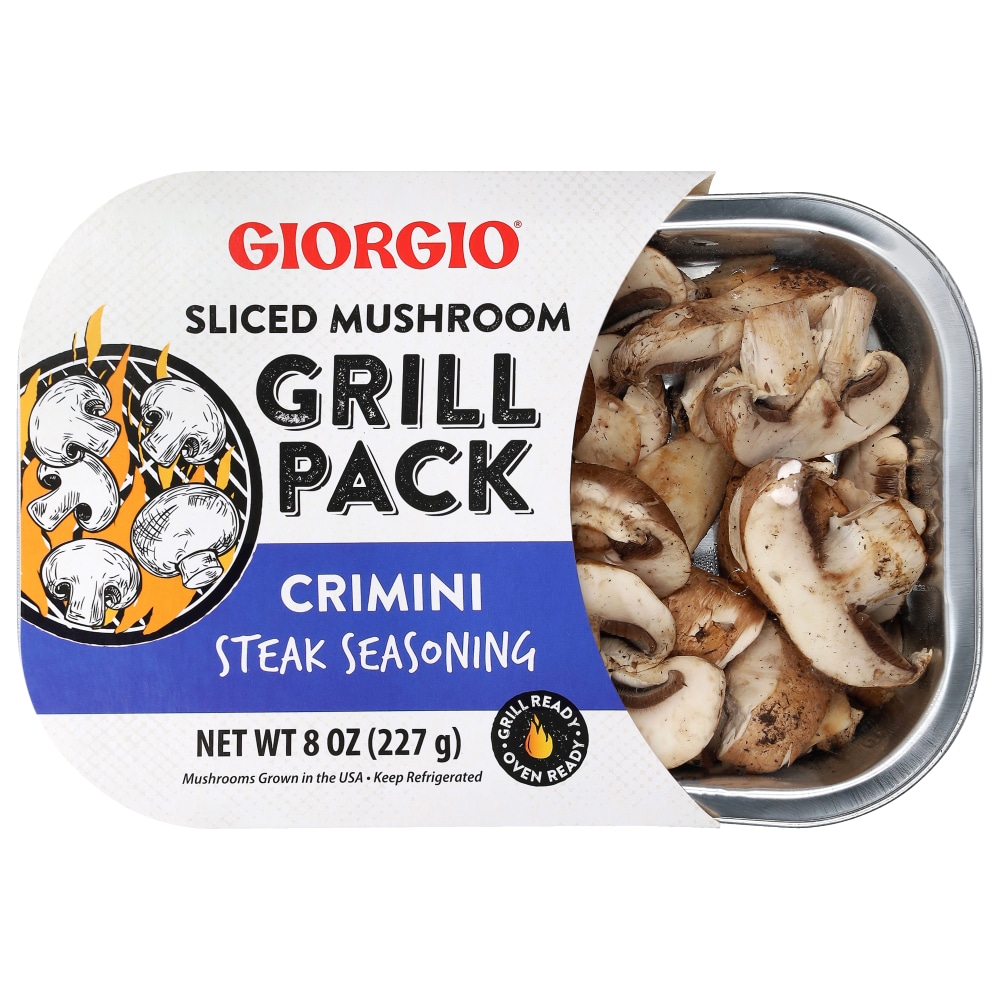 Giorgio® Crimini Steak Seasoning Sliced Mushroom Grill Pack