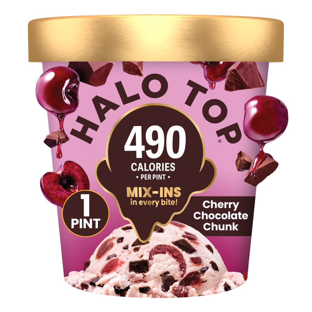 Halo Top Cherry Chocolate Chunk Light Ice Cream