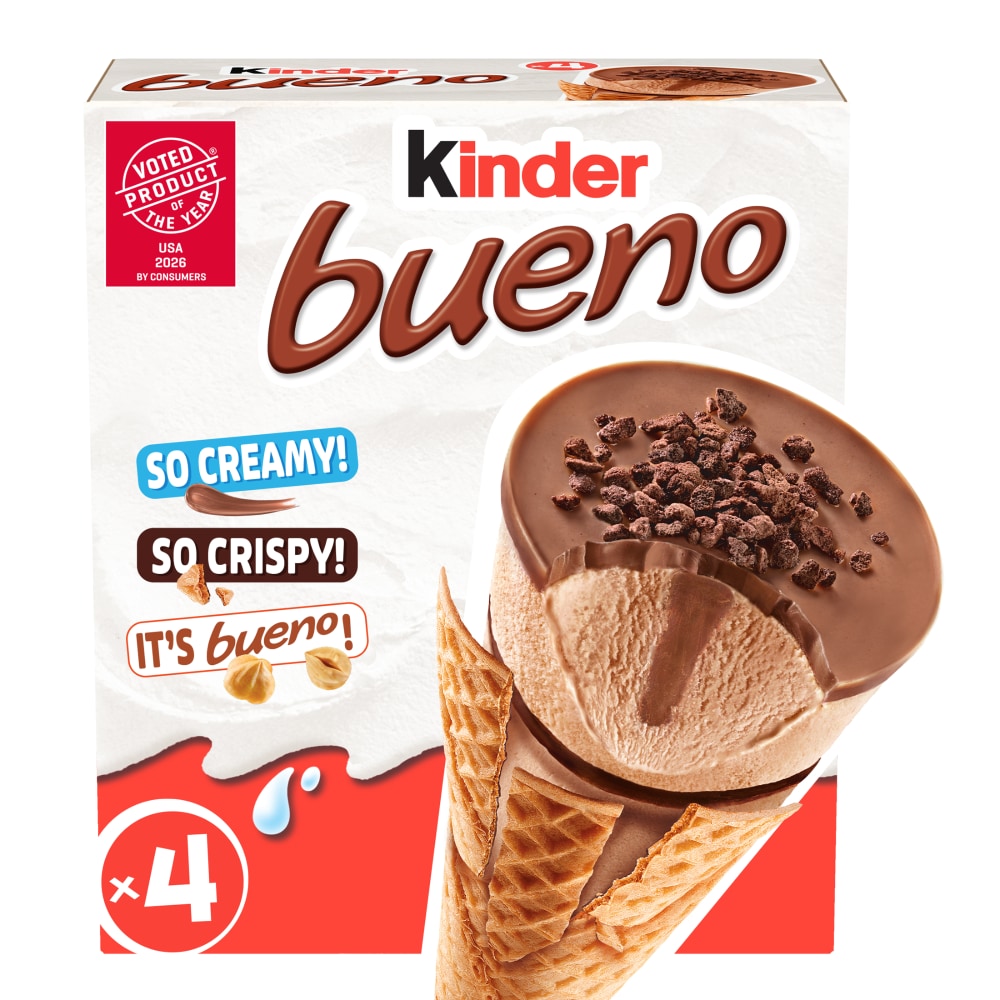Kinder Bueno Frozen Dairy Dessert Cones