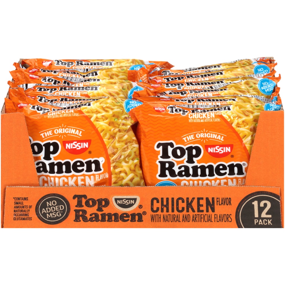 Nissin Top Ramen Chicken 12Pk