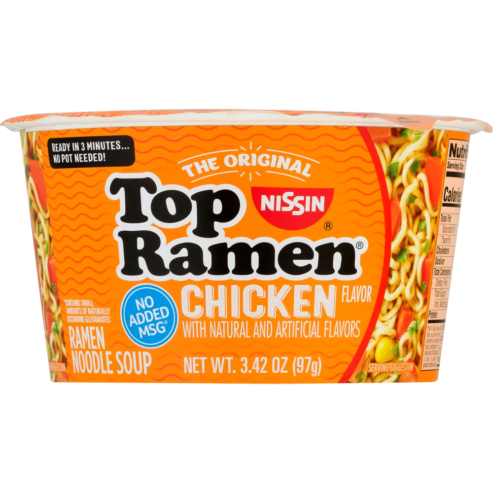 Nissin Top Ramen Chicken Flavor Ramen Noodle Soup