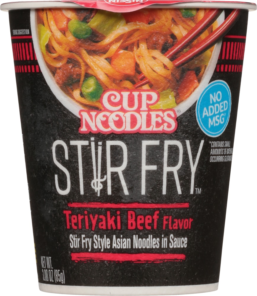 Nissin Cup Noodles Teriyaki Beef Flavor Stir Fry